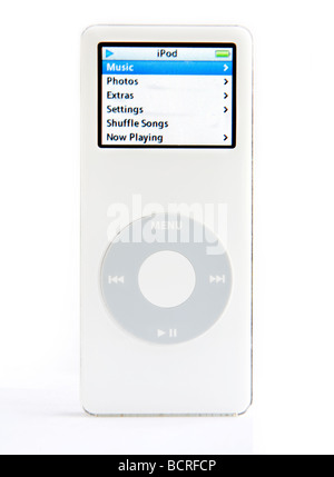 blanc ipod nano Banque D'Images