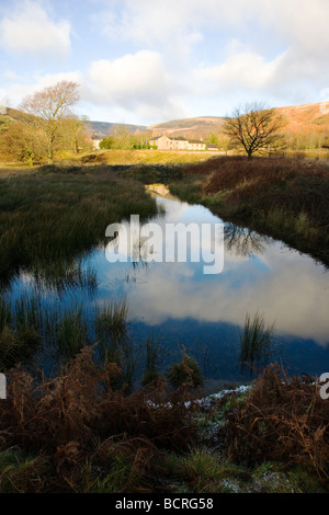 Crowden Brook à Crowden dans Longdendale dans le Peak District, dans le Derbyshire Banque D'Images