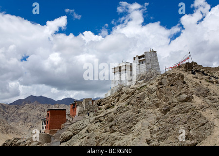 Namgyal Tsemo Gompa. Leh. Ladakh. L'Inde Banque D'Images