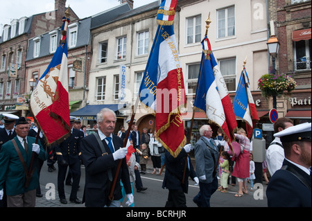 Bastille Day Parade et affichage par SPV à Honfleur , France Banque D'Images