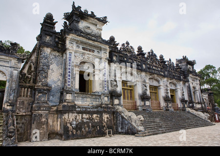 Le Tombeau de Khai Dinh Tomb à Hue, Vietnam Banque D'Images