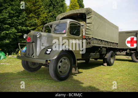 La Seconde Guerre mondiale, 2 véhicule militaire britannique Banque D'Images