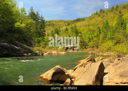 O W Cumberland River Grand Rapids South Fork River National Recreation Area et l'Oneida Florida Banque D'Images