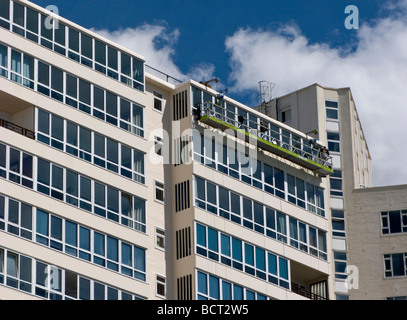 Des tours d'immeuble d'appartements à Bournemouth, Dorset. UK Banque D'Images