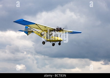 Thruster T600N 450 G de Sprint-)MALon approche finale d'atterrir à l'Aérodrome Wickenby Banque D'Images