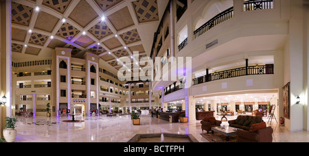 Vue panoramique, hall de l'Steigenberger Al Dau Beach Resort, Hurghada, Egypte, Mer Rouge, Afrique Banque D'Images
