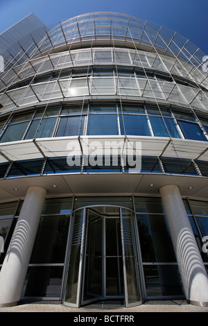 Immeuble de bureaux modernes, le commerce équitable, l'administration du Centre des congrès de Nuremberg, CCN, du centre des congrès, le commerce équitable, Nuremberg Midd Banque D'Images