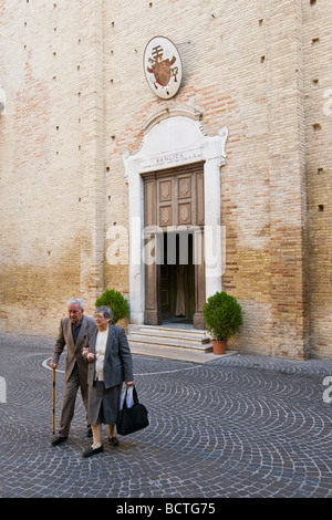 Basilique de St Joseph de Copertino Osimo Ancona italie Banque D'Images