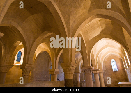 Crypte de la cathédrale romane Osimo Ancona Italie Banque D'Images