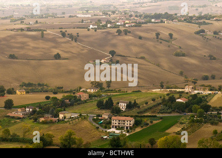 Recanati Macerata Italie Paysage Banque D'Images