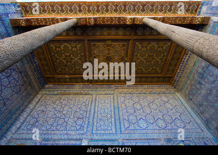 Salle du trône à l'intérieur de l'arche dans Khiva Ouzbékistan Banque D'Images