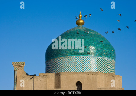 Mausolée Pahlavon Mohammed Khiva en Ouzbékistan Banque D'Images