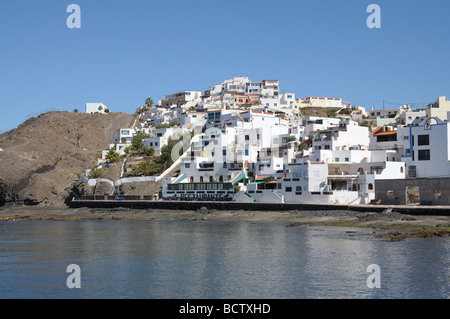 Village Las Playitas. Île des Canaries Fuerteventura, Espagne Banque D'Images