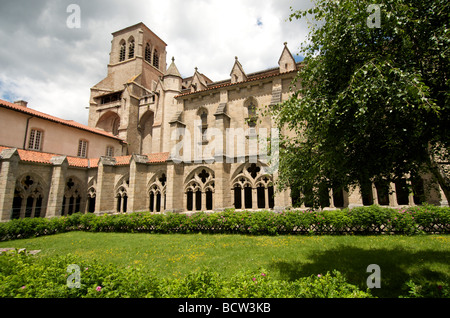 Abbaye de La Chaise Dieu, la Haute Loire, Auvergne, France Banque D'Images