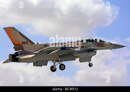 De l'air israélienne en avion de chasse F 16I Banque D'Images