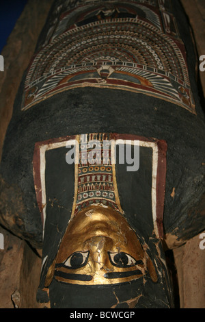 Maman de Nesmin de cimetière d'Akhmim, Dynasty 30 Banque D'Images