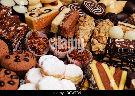 Gâteaux et biscuits Banque D'Images