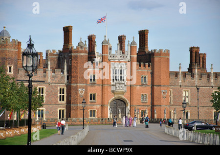 Hampton Court, Hampton, London Borough of Richmond upon Thames, Grand Londres, Angleterre, Royaume-Uni Banque D'Images