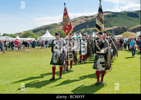 Atholl Highlanders du rassemblement 2009 à Édimbourg Banque D'Images