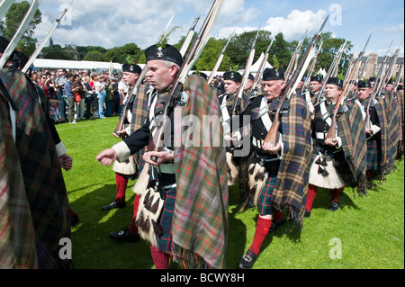 Atholl Highlanders du rassemblement 2009 à Édimbourg Banque D'Images