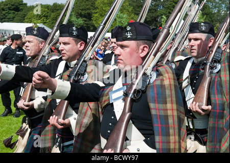 Atholl Highlanders du rassemblement 2009 à Édimbourg Banque D'Images