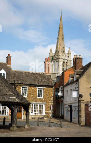 La cathédrale de l'église d'Oakham rutland Banque D'Images