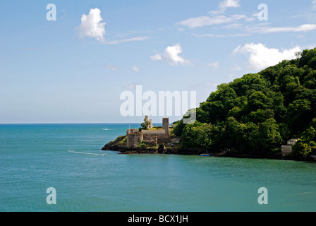 Château de Dartmouth à l'embouchure de la rivière Dart, Dartmouth, Devon, Royaume-Uni Banque D'Images