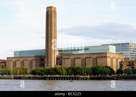 Tate Modern, musée national d'art moderne, l'ancienne centrale électrique de Bankside, Londres, Angleterre, Royaume-Uni, Europe Banque D'Images