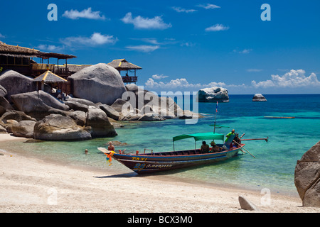 Une belle plage à Ko Tao, Thaïlande Banque D'Images