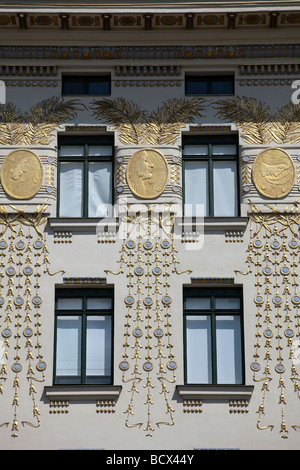 Maison médaillon, Vienne, Autriche Banque D'Images