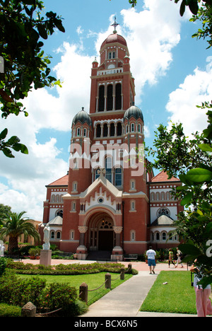 Cathédrale de Saint John the Evangelist à Lafayette, Louisiane, USA Banque D'Images