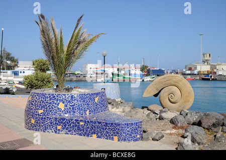 Promenade à Puerto del Rosario. Île des Canaries Fuerteventura, Espagne Banque D'Images