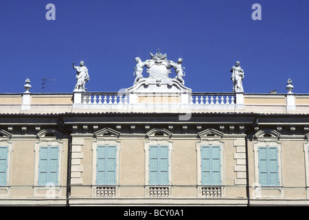 Palazzo Bianchi sur la Piazza Sordello Mantoue Italie Banque D'Images