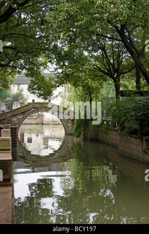 Vieux pont de Tongli Chine Banque D'Images