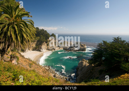 Julia Pfeiffer Burns State Park Big Sur Californie Banque D'Images