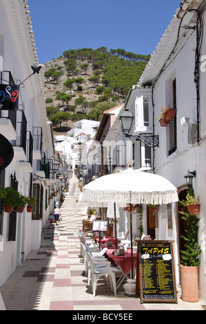 Calle San Sebastian, Mijas, Costa del sol, Malaga province, Andalousie, Andalousie, Espagne Banque D'Images