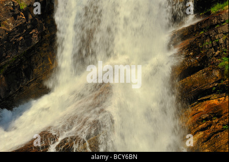 'Cascade Cameron Waterton Lakes National Park' Alberta Canada Banque D'Images