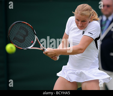 ALLA KUDRYAVTSEVA RUSSIE WIMBLEDON Londres Angleterre 22 Juin 2009 Banque D'Images