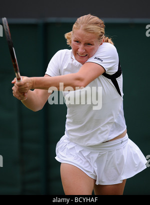 ALLA KUDRYAVTSEVA RUSSIE WIMBLEDON Londres Angleterre 22 Juin 2009 Banque D'Images