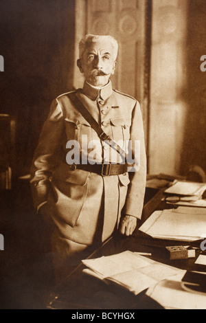 Louis Hubert Gonzalve Lyautey 1854 à 1934. Général de l'armée française et pour trois mois en 1917, Ministre français de la guerre. Banque D'Images