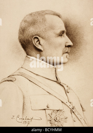 Robert Georges Nivelle 1856 à 1924. Général de l'armée française dans la Première Guerre mondiale. Banque D'Images
