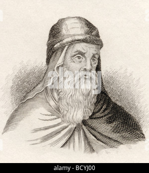 Grégoire de Nazianze, c.330 -389/390, alias Grégoire le théologien ou Grégoire Nazianzen. Banque D'Images