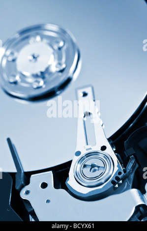 Libre de composants internes du disque dur Banque D'Images