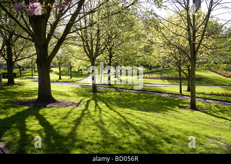 People's Park, dans la région de Pery Square, est le principal parc dans la ville de Limerick, dans le comté de Limerick Irlande Banque D'Images