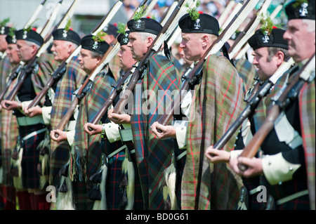 Atholl Highlanders du rassemblement 2009 à Édimbourg Banque D'Images