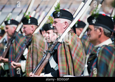 Atholl Highlanders du rassemblement 2009 à Édimbourg Banque D'Images