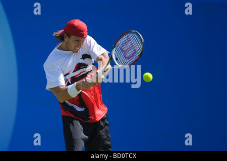 Aegon tournoi de tennis International Eastbourne East Sussex Lundi 15 Juin 2009 Robert Kendrick d'USA Banque D'Images