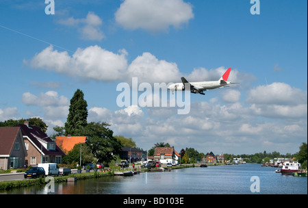 L'aéroport de Schiphol Amsterdam Pays-Bas Ringvaart Banque D'Images