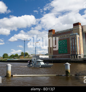 Moulin à farine de la baltique, Jesmond, Gateshead, maintenant appelée Baltic Centre for Contemporary Art. Banque D'Images