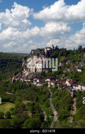 Rocamadour dans le sud-ouest de la France Banque D'Images